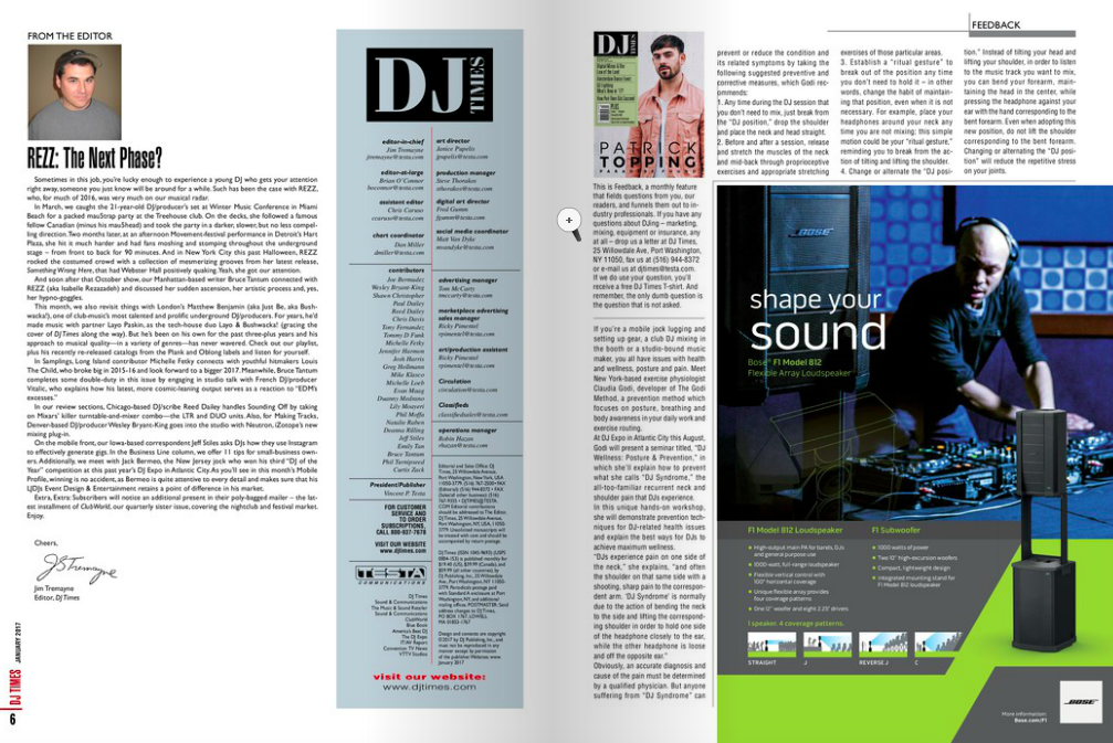 DJ Magazine on The Godi Method