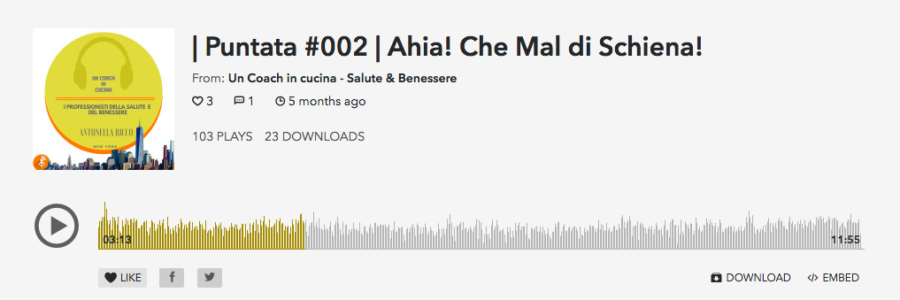 The Godi Method ® podcast at “Un Coach in Cucina”
